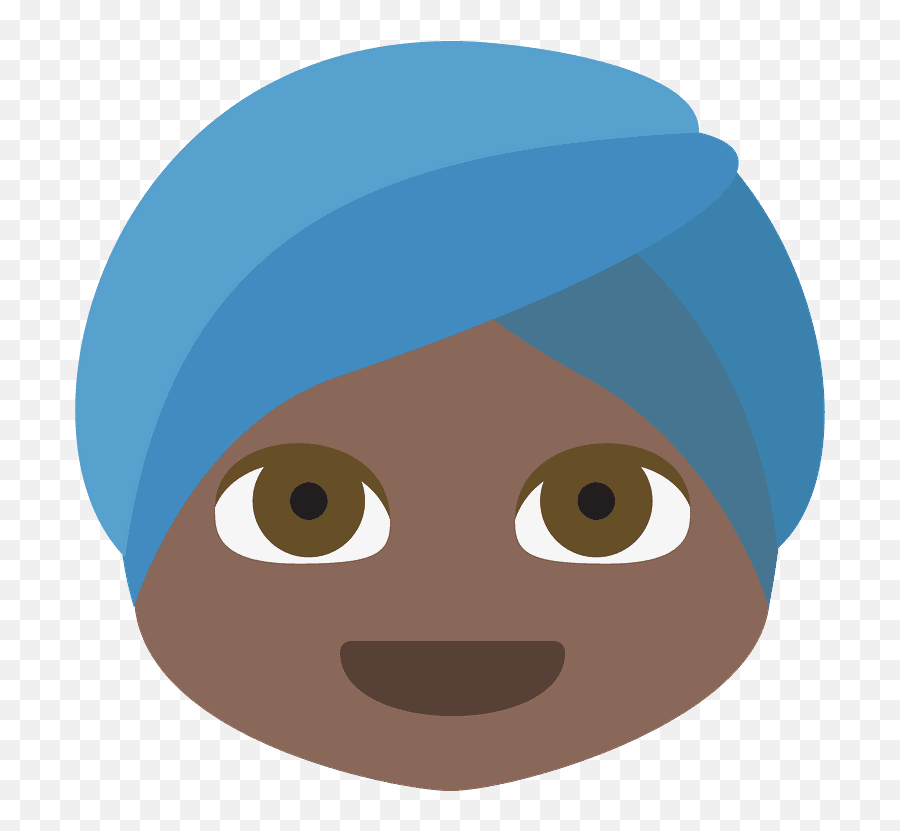Person Wearing Turban Emoji Clipart - Happy,Turban Emoji