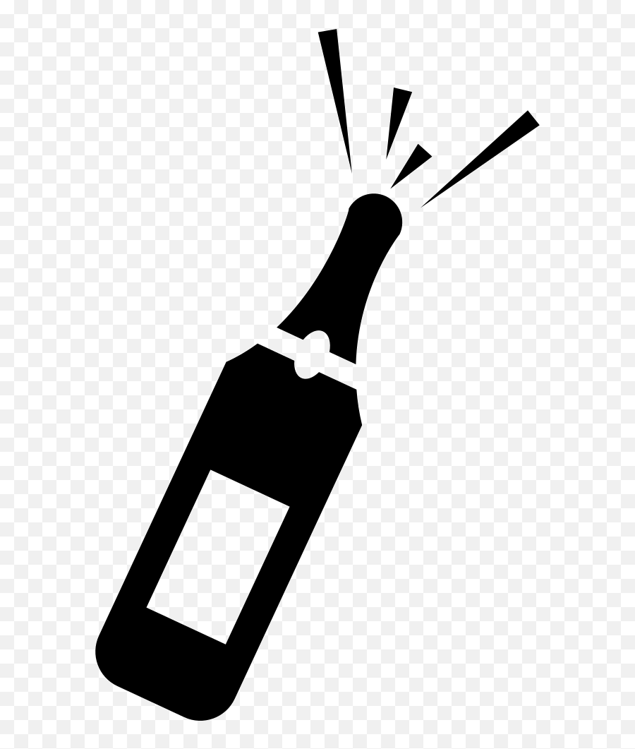 Champagne Glass Wine Clip Art - Wine Bottle Vector Png Emoji,Champagne Bottle Emoji