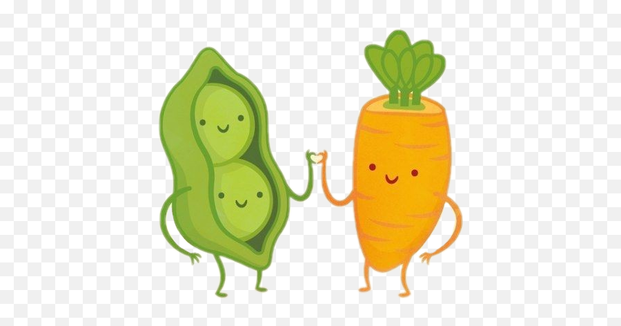 Green Beans Sticker Challenge - Adorable Food Pair Are You And Your Best Friends Emoji,Green Bean Emoji