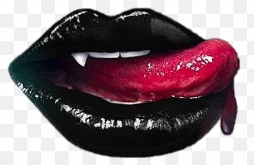 Ftevampirefangs Vampire Fangs Vampirebite Blacklips - Hot True Blood Wallpaper For Android Emoji
