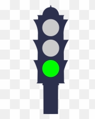 Green Traffic Light Clip Art - Emoji