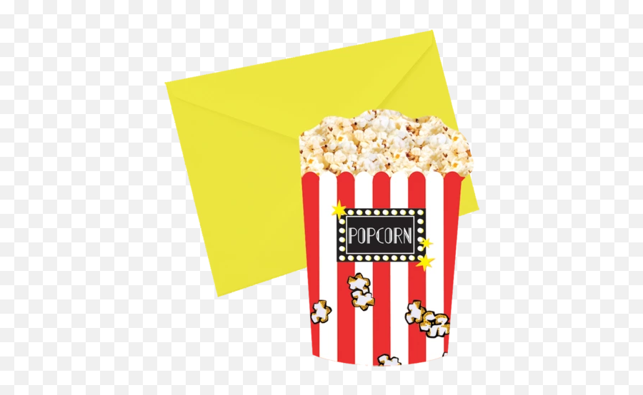 Popcorn Scented Notecards - Popcorn Emoji,Back Rub Emoji
