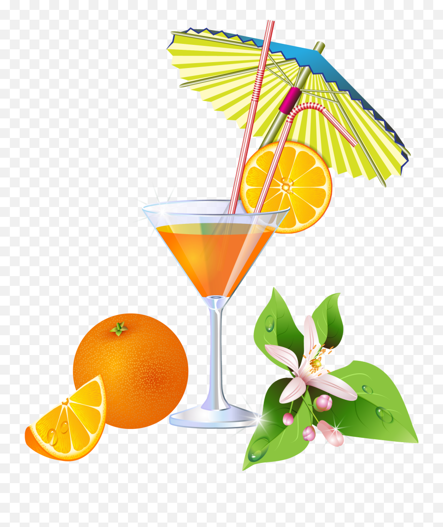 Pin - Beach Cocktail Clip Art Emoji,Martini Party Emoji