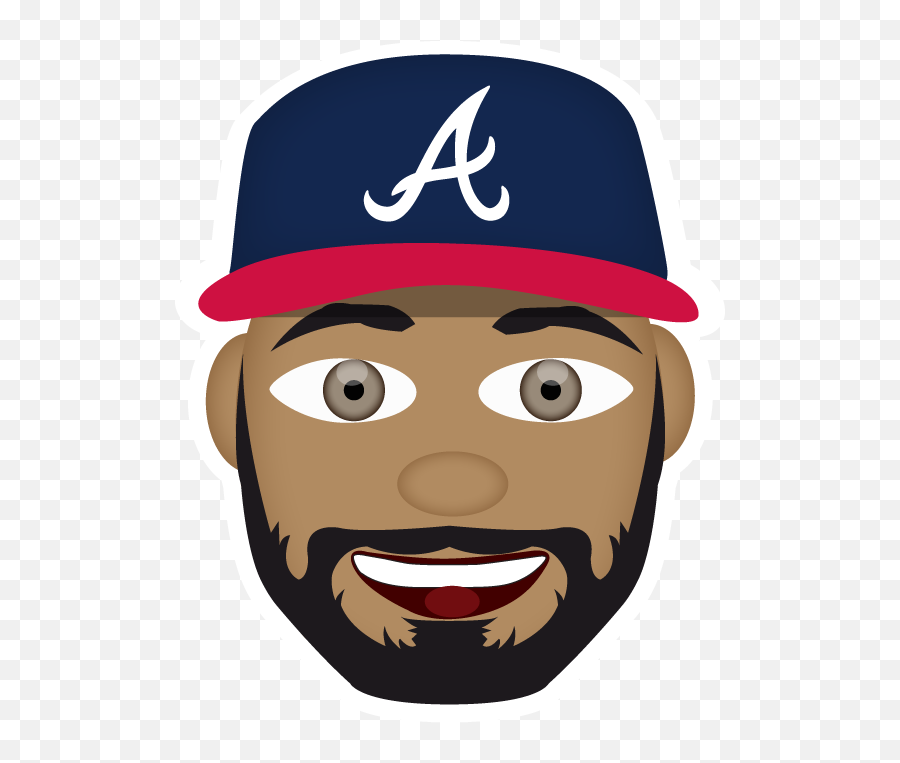A Great Throw From - Atlanta Braves Logo Black Emoji,Cap Emoji