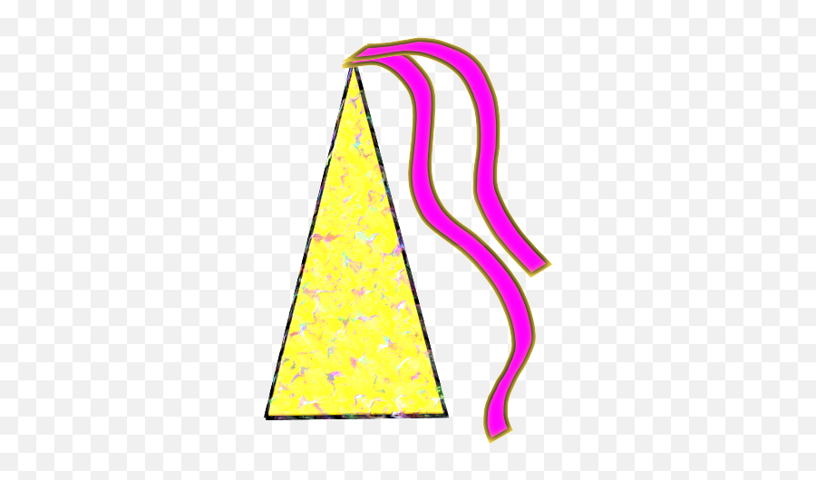 Colored Party Hat - Clip Art Emoji,Emoji Party Favors