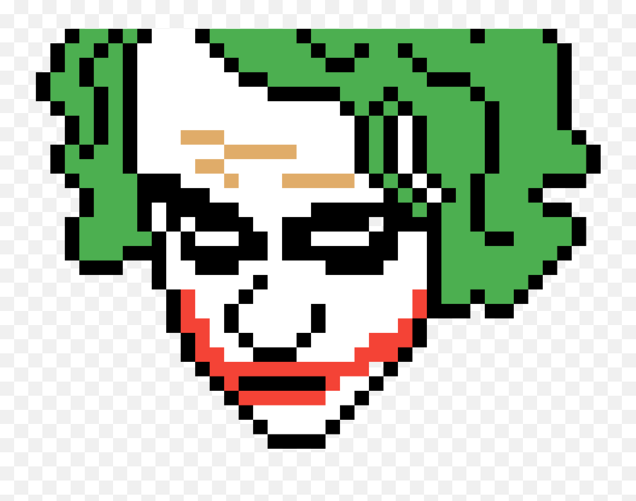 Pixilart - Joker Pixel Art Emoji,Joker Emoticon