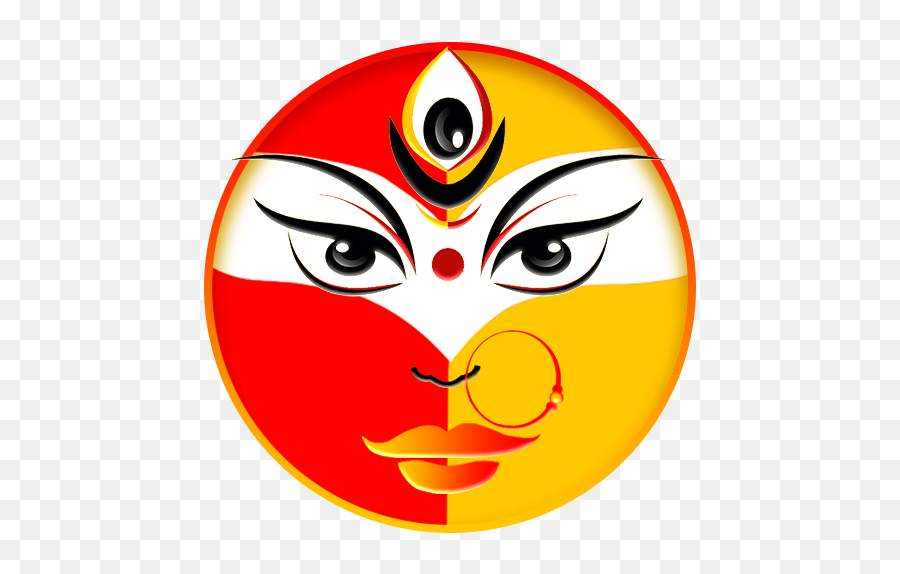 Navratri Maa Durga Launcher Theme - Durga Face Transparent Emoji,3d Animated  Emoji For Android - free transparent emoji 