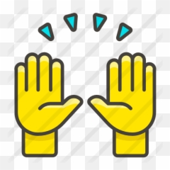 Raising Hand - White Hand Icon Png Emoji,Raising Hands Emoji