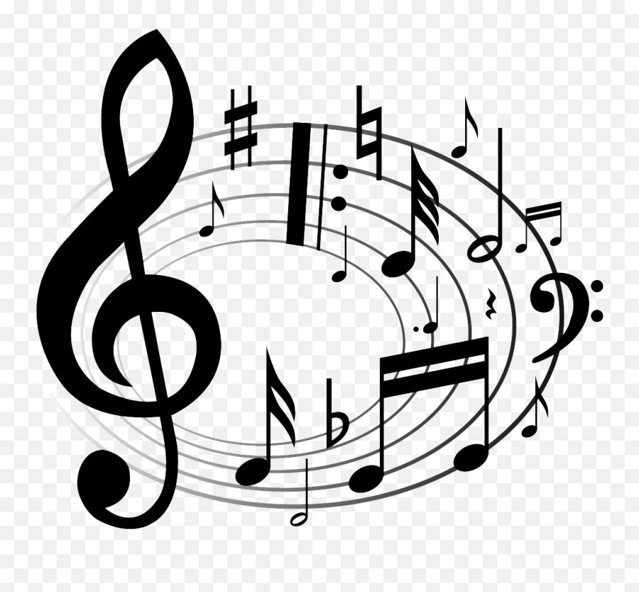 Music Notes Symbol - Clip Art Musical Notes Emoji,Emoticons Music Notes