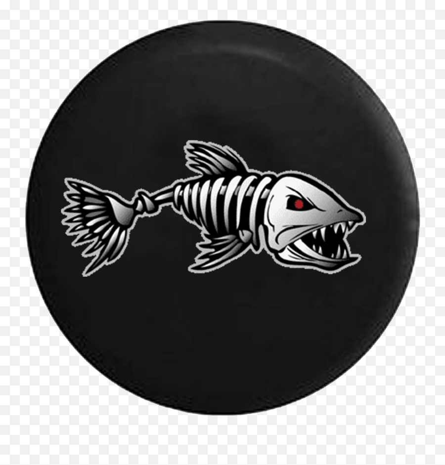 Details About Spare Tire Cover Bone Fish Red Eyes Fishing Camperfor Suv Or Rv - Decal Emoji,Eyeballs Emoji