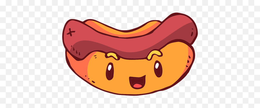 Hot Vector Cartoon Picture - Png Cachorro Quente Desenho Emoji,Hotdog Emoji