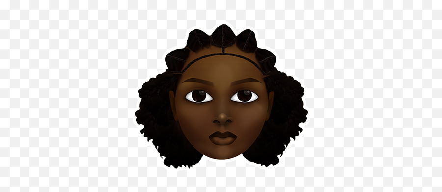 Zouzoukwa - People By Felix Grebet Coiffure Malgache Emoji,African Emoji