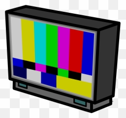 Big Screen Tv Sprite 010 - Television Clipart Full Size Cartoon Flat Emoji