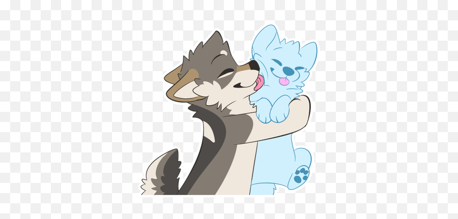 Furry Telegram Stickers - Wolf Furry Telegram Stickers Emoji,Furry Emojis