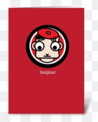 Bonjour - Circle Emoji,Gnome Emoticon