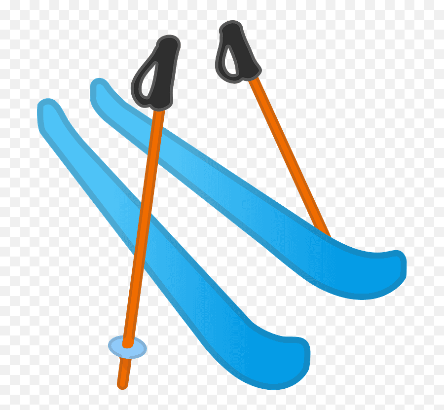 Skis Emoji Clipart Free Download Transparent Png Creazilla - Skis Emoji,Frisbee Emoji