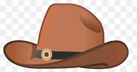 Cowboy Hat Top Stickers For Android Gif - Transparent Emoji