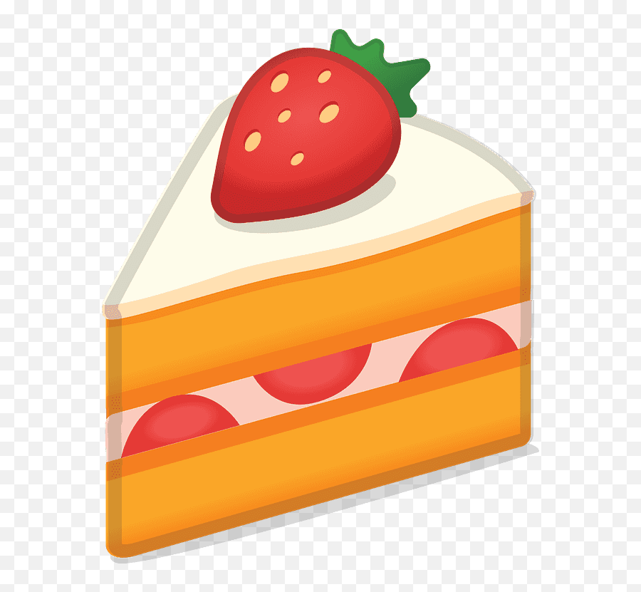 Shortcake Emoji Clipart Free Download Transparent Png - Strawberry Cake Emoji Png,Android Lollipop Emojis