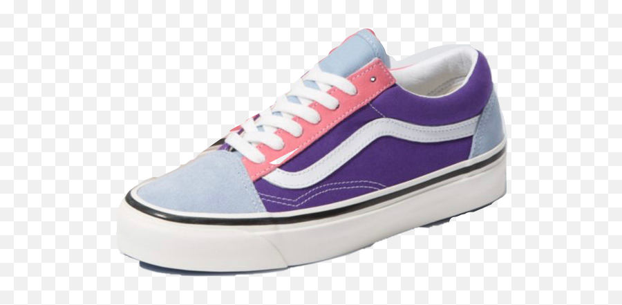 Shoes Vans Blue Pink Purple Sticker By Stickerrrrrz - Plimsoll Emoji,Emoji Shoes Vans