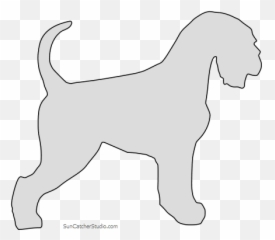 Dog Patterns Stencils And Silhouettes - Ancient Dog Breeds Emoji,Schnauzer Emoji
