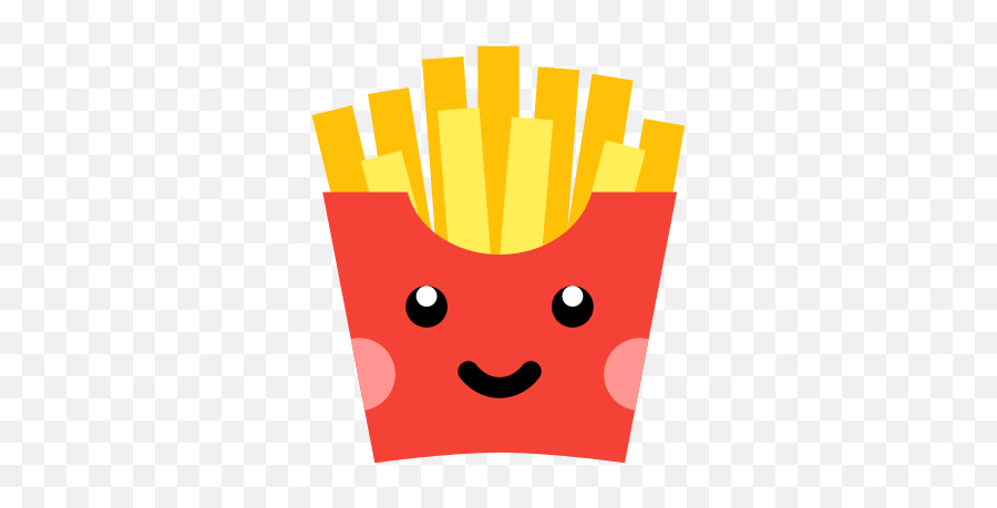 Kawaii French Fries Icon - Mcdonalds Logo Illustration Png Emoji,Paint Palette Emoji