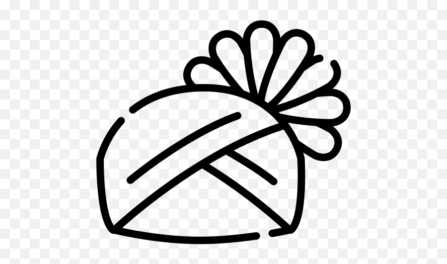 Free Icons - Black And White Daisy Flower Clipart Emoji,Turban Emoji