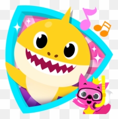 Baby Shark Clipart Clipart - Baby Shark Vector Free Emoji,Shark Emoticon