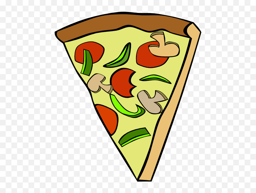 Triangle Pizza Clipart - Pizza Slice Triangle Clipart Emoji,Vegetarian Emoji