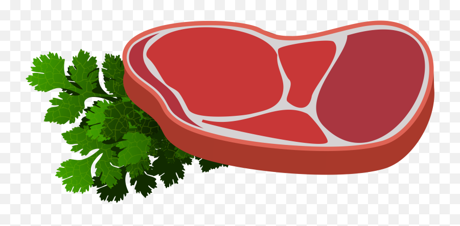 Raw Steak Clipart 3892x2000 - Meat Clipart Emoji,Steak Emoji