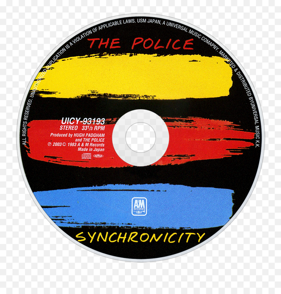 The Police Synchronicity Cd Disc Image - Police Every Breath You Take Emoji,Cd Man Emoji