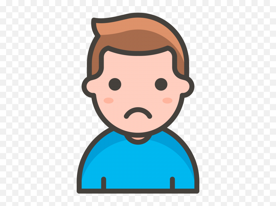 Man Frowning Emoji - Office Worker Icon Png,Frowning Emoji