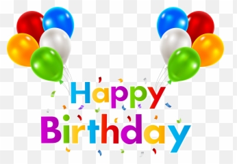 Balloon Birthday Party Hat Clip Art - Transparent Happy Birthday Png Emoji,Emoji Balloons