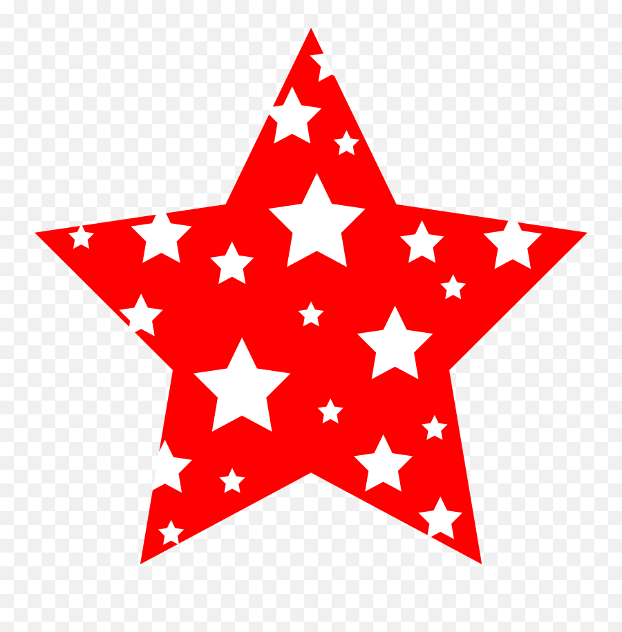July 4th Clip Art - Transparent Background Red Star Clipart Emoji,4th Of July Emoji Art