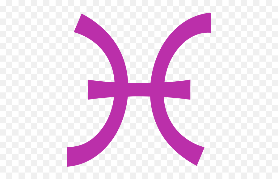 Pisces Sign - Zodiac Symbol Vector Free Emoji,Leo Zodiac Sign Emoji