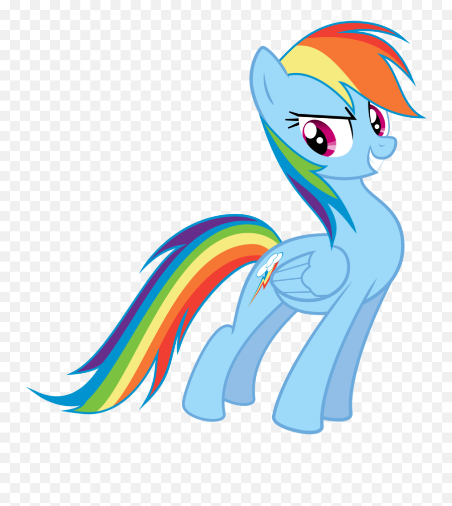 Rainbow Dash Fan Club - Mlp Rainbow Dash Base With Hair Emoji,Chest Bump Emoji