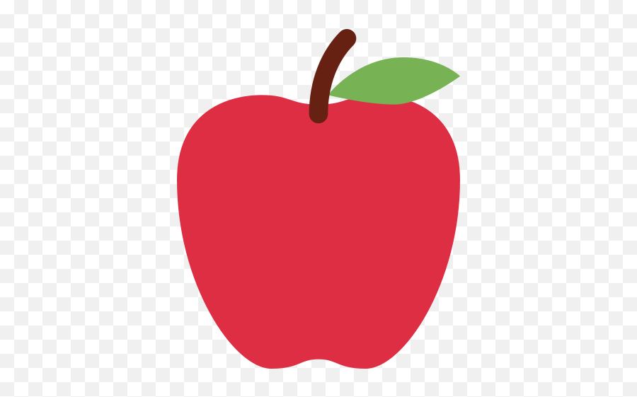 Twemoji2 1f34e - Apple Clipart Transparent Background Emoji,Avocado Emoji Apple