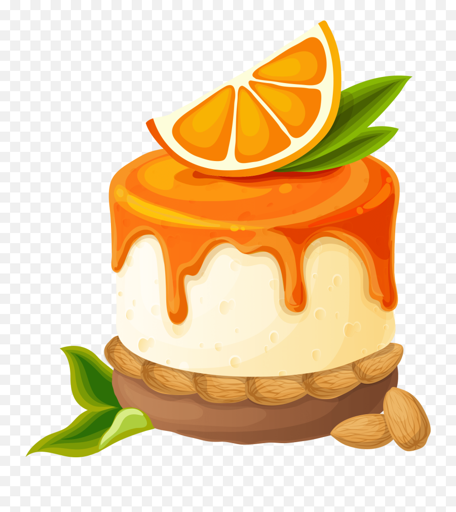 Cake Clipart Png Images Free Download - Orange Cake Clipart Emoji,Cake Slice Emoji