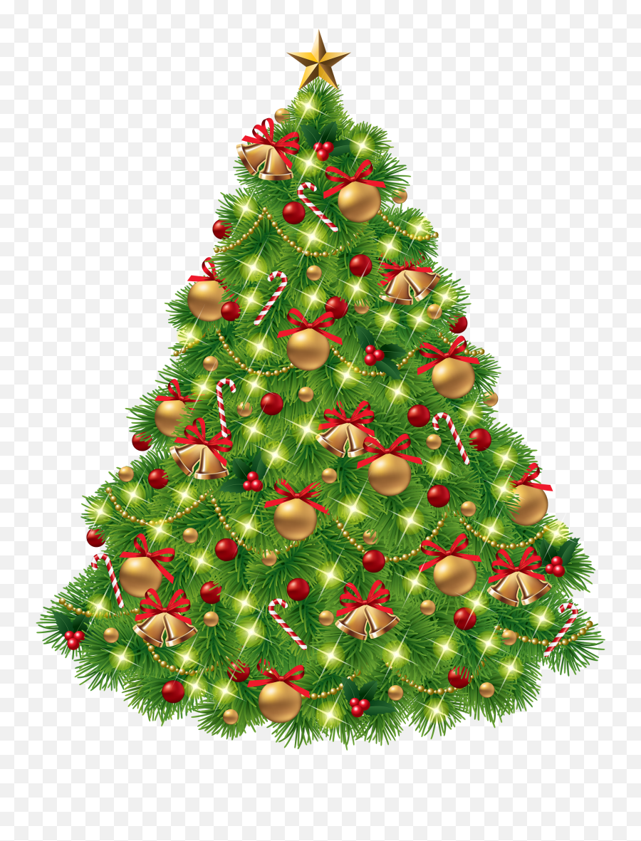 Christmas Tree Emoji Transparent Png - Beautiful Christmas Tree Clipart,Trees Emoji
