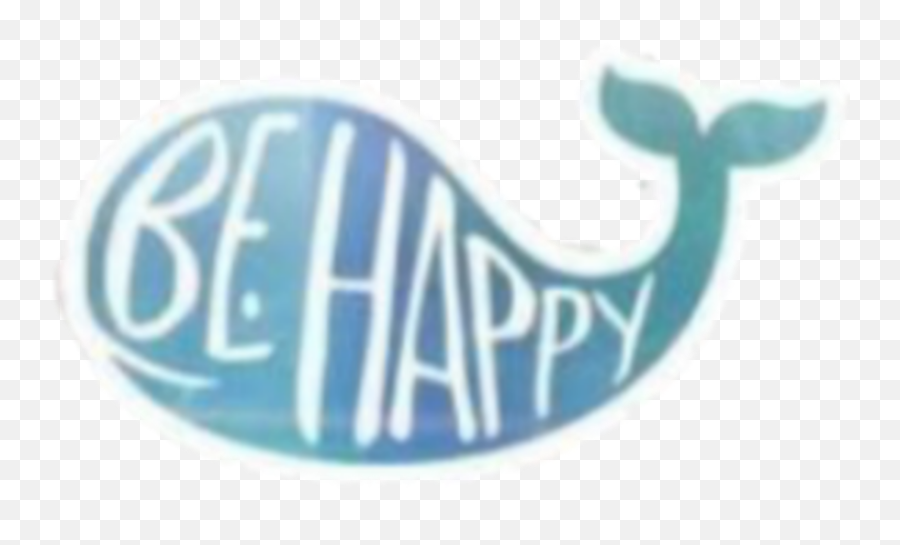 Blue Whale Aesthetic Happy - Sticker By Crystal Happy Whale Stickers Emoji,Free And Whale Emoji