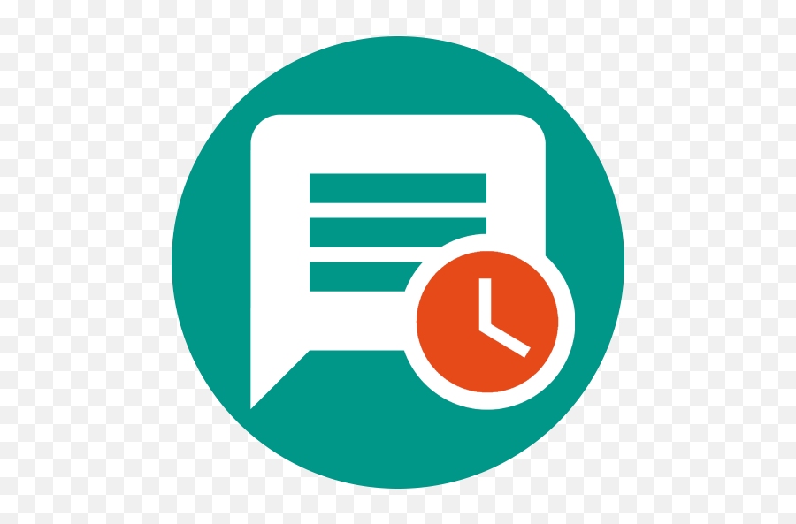 Schedule Text Email Messages - Sms Scheduler Free Iphone Schedule Sms Icon Png Emoji,Schedule Emoji