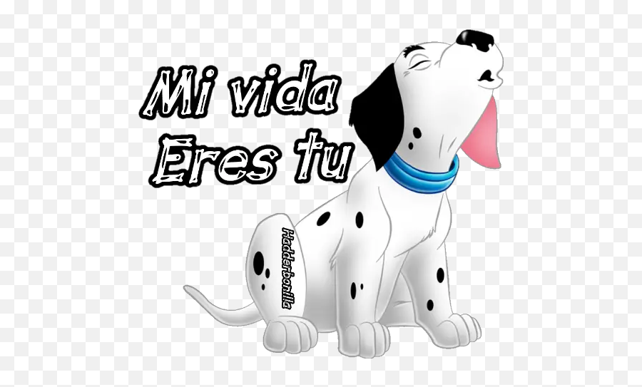 101 Dálmatas Stickers For Whatsapp - Dalmatian Emoji,Dalmatian Emoji