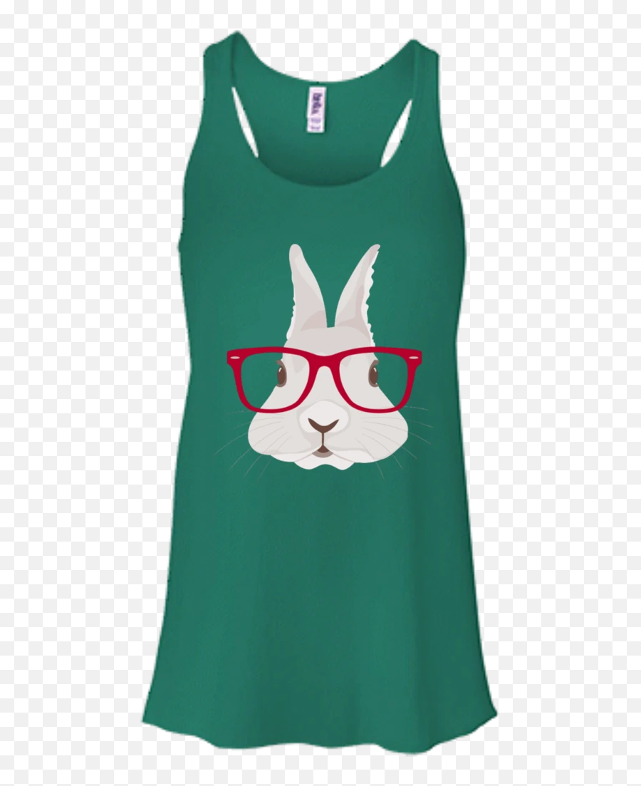 Adorable Hipster Emoji Bunny Rabbit,Mother's Day Emoji