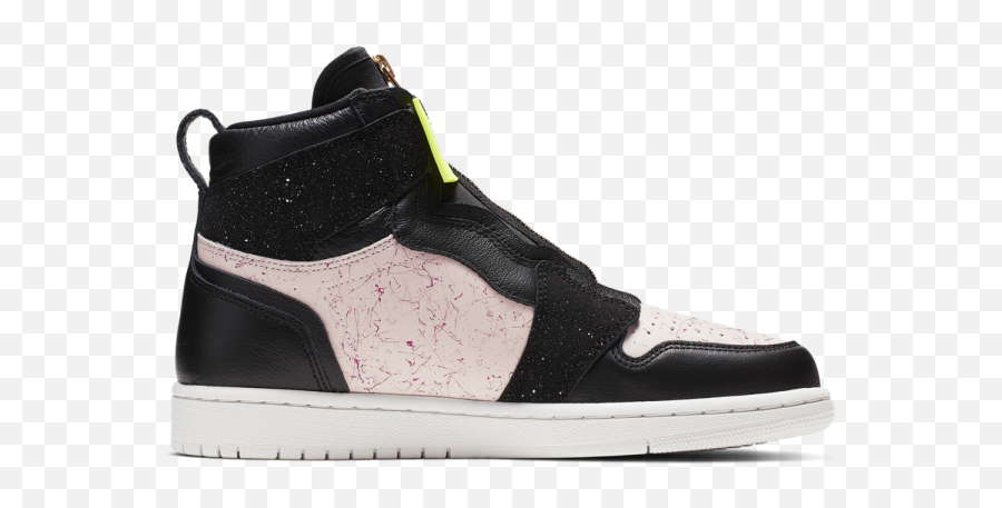 W Air Jordan 1 High Zip - Nike Air Jordan 1 High Pink Emoji,Emoji Shoes Jordans