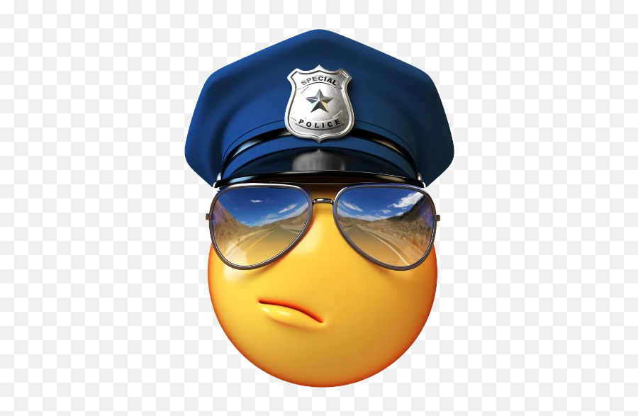 Hd Emoji 2 - Stickers For Whatsapp Police Emoji,Baseball Hat Emoji