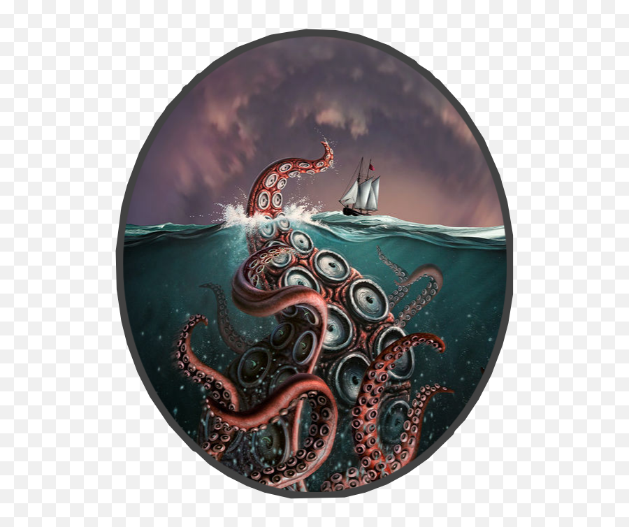 Pulpo Kraken Ocean Oceano Sticker - Legendary Kraken Emoji,Kraken Emoji