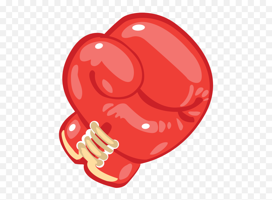 Boxing Glove Cartoon - Boxing Glove Clipart Png Emoji,Boxing Gloves Emoji