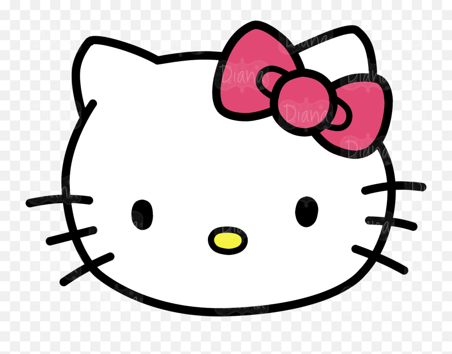 Free Kitty Head Cliparts Download Free - Hello Kitty Face Png Emoji,Kitty Emoticon