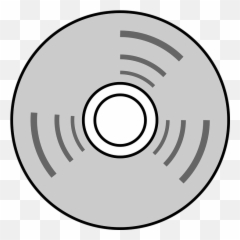 Compact Disc Optical Drive - Disk Clipart Black And White Emoji
