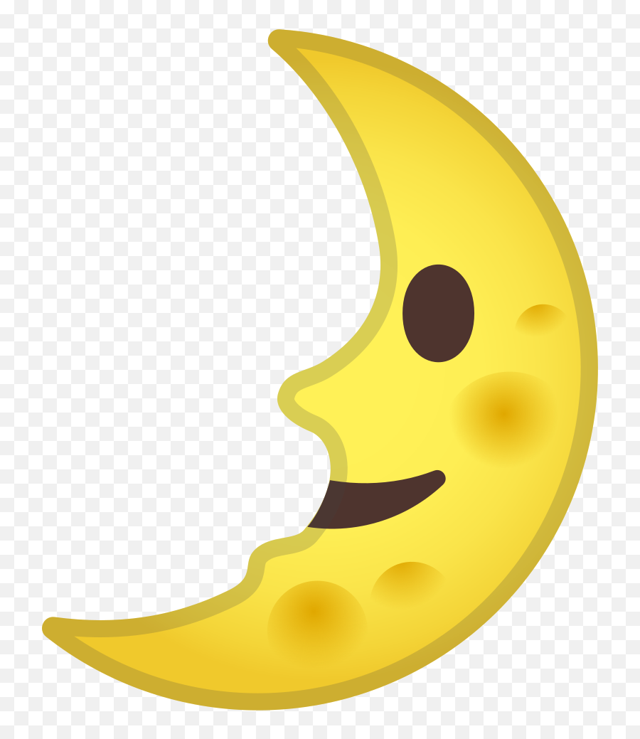 Noto Emoji Pie 1f31b - Whatsapp Half Moon Emoji,Banana Emoji Png