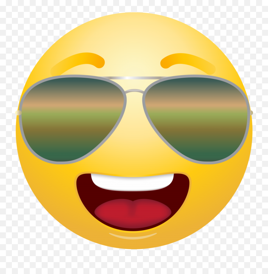 Emoji Sunglasses Png Picture - Emoji Sunglasses Clear Background,Emoji Slippers